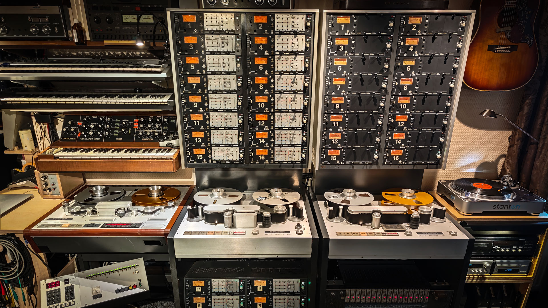 Studer A820, Studer A80 VU MKII 24-Track and 16-Track Tape Recorder
